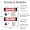 Signmission Electrical Hazard Authorized Only Bilingual Danger Sign, Plastic, 12in W x 18in L, 2PK OS-2PACK-DS-P-1218-VS-1197 - alternate 6